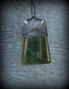 Greenstone Toki Necklace.  item #7307