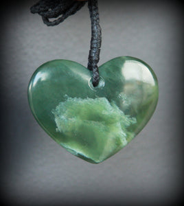 Greenstone Heart item#7337